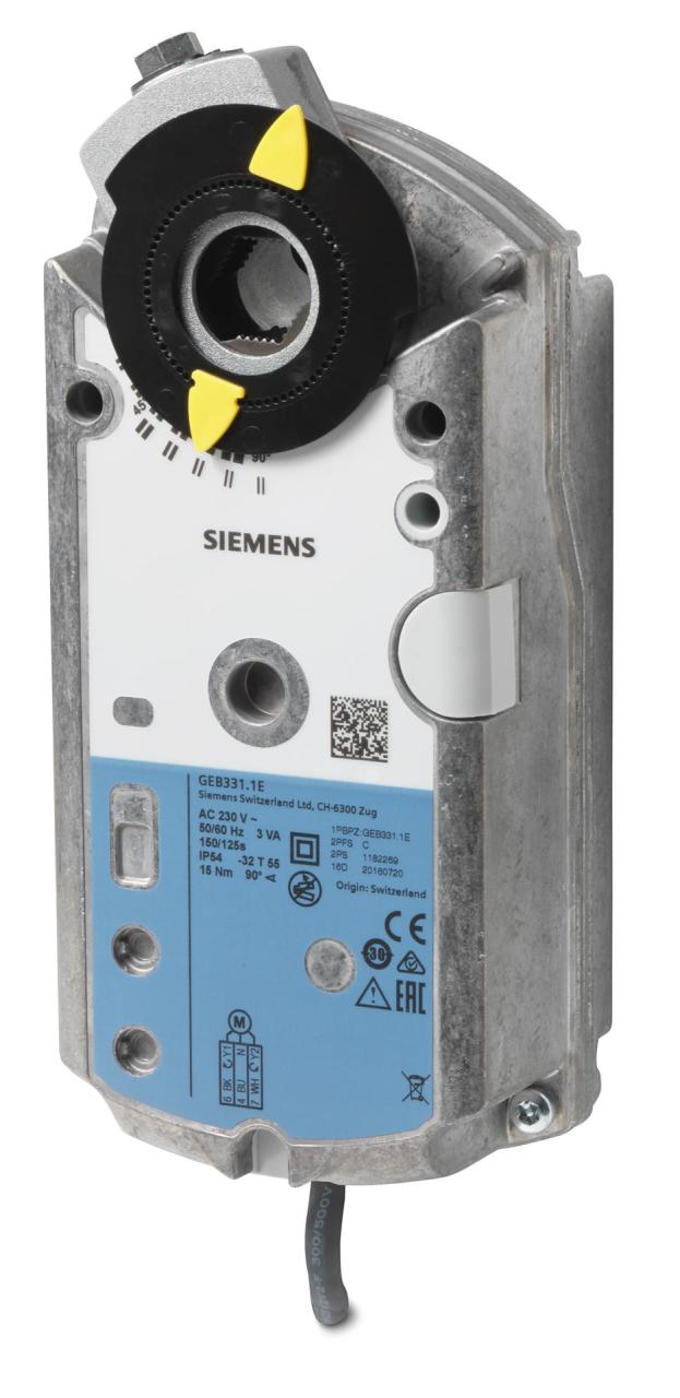 SIEMENS DAMPER MOTORU 15NM GEB331.1E