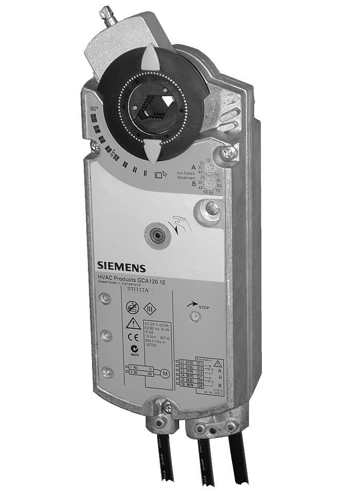 SIEMENS DAMPER MOTORU 18NM GCA121.1E