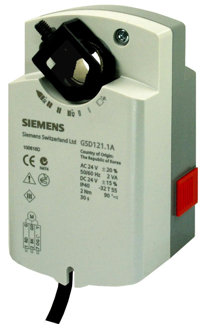 SIEMENS DAMPER MOTORU  2NM GSD321.1A