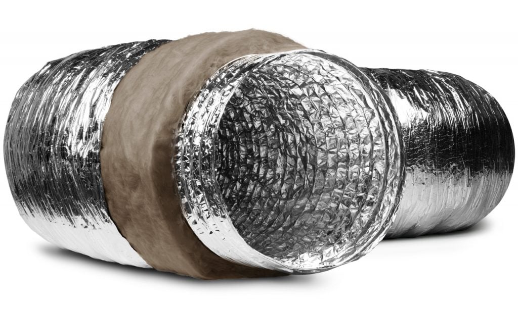 AFS SONOAFS-ALU.FB Ø305mm Ses ve Isı İzoleli Alev Almaz Alüminyum Flexible Hava Kanalı 10mt 250°C