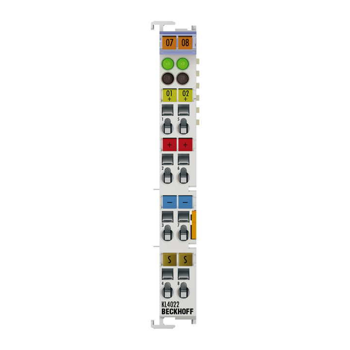 Beckhoff KL4022 2 Kanallı Analog Çıkış Terminali 4 - 20 mA