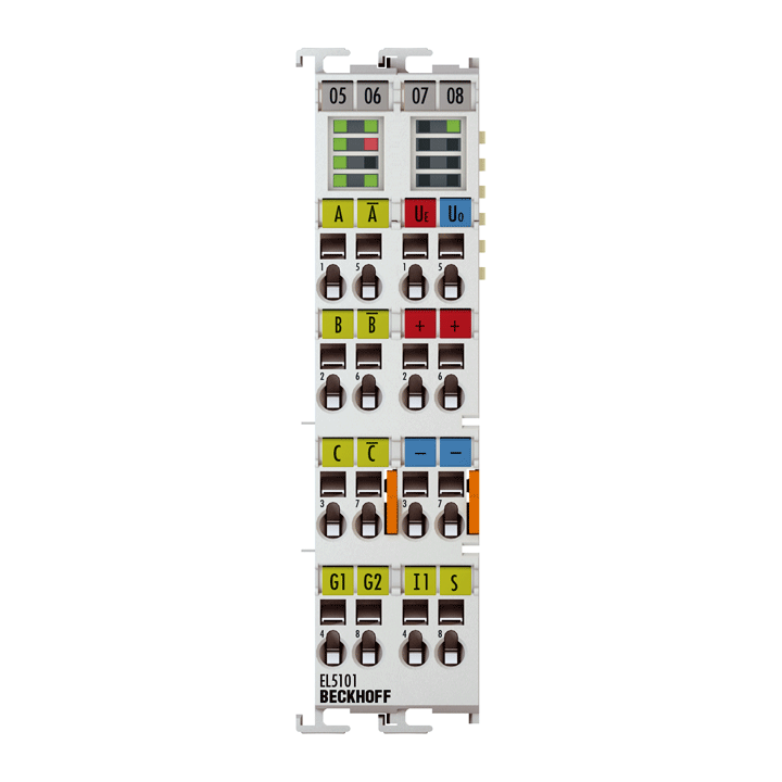 Beckhoff EL5101 Artımlı Enkoder Arayüzü, RS422, TTL, 1 MHz