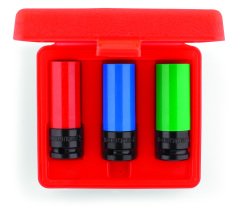 1/2'' alaşımlı jant lokma takımı 3 parça