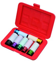 1/2'' alaşımlı jant lokma takımı 7 parça