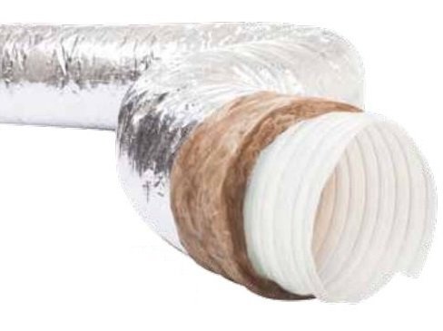 AFS SONOAFS.NONWOVEN Ø133mm Ses ve Isı İzoleli Alüminyum Flexible Hava Kanalı (10metre fiyatıdır.)