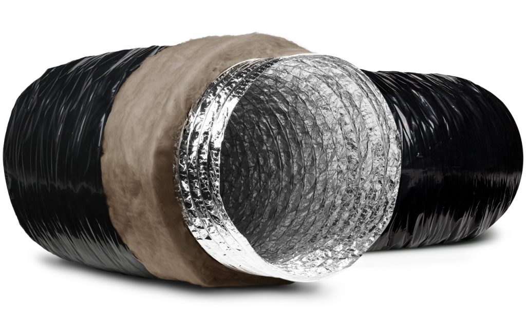 AFS ISOAFS-ALU.70 (PE CEKET) Ø82mm Isı İzoleli Alüminyum Flexible Hava Kanalı (10metre fiyatıdır.)