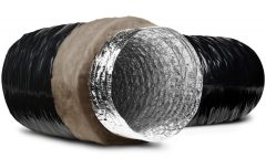 AFS ISOAFS-ALU.70 (PE CEKET) Ø82mm Isı İzoleli Alüminyum Flexible Hava Kanalı (10metre fiyatıdır.)