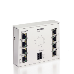 Beckhoff CU1128 EtherCAT Bağlantı, 8 Bağlantı Noktalı, RJ45