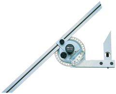 Mitutoyo 187-908 300 mm Kızak Mercekli Universal Açı Ölçer