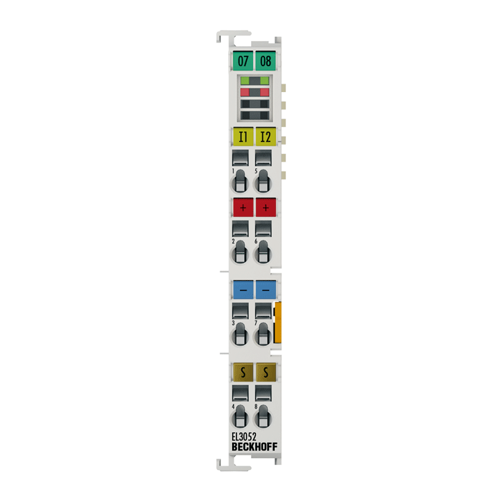 Beckhoff EL3052 2 Kanallı Analog Giriş Terminali 4 - 20 mA
