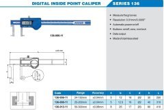 Dijital İç Çap Kumpası-Pimli 136 Serisi