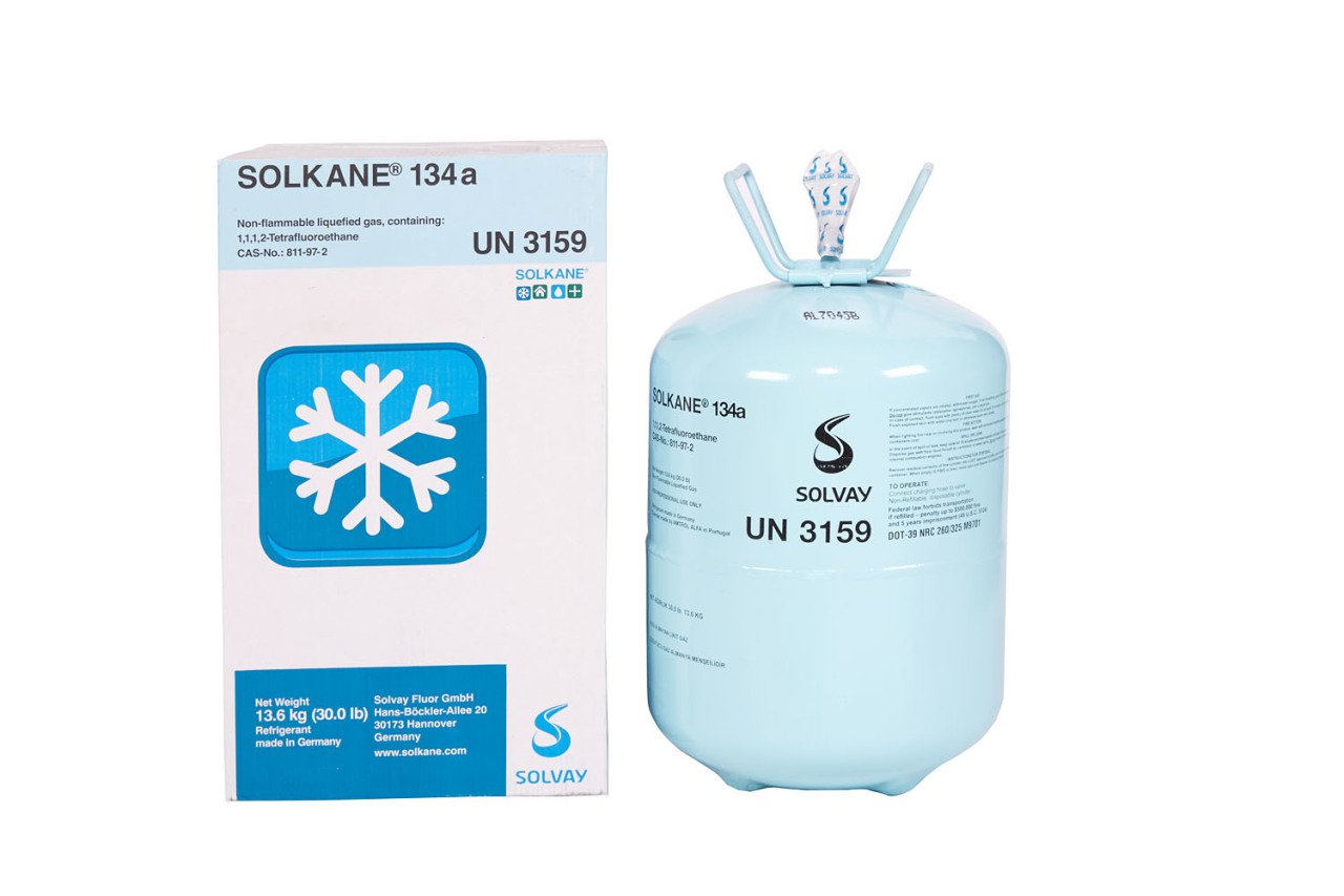 SOLVAY GAZ F-134a 13,6 Kg.