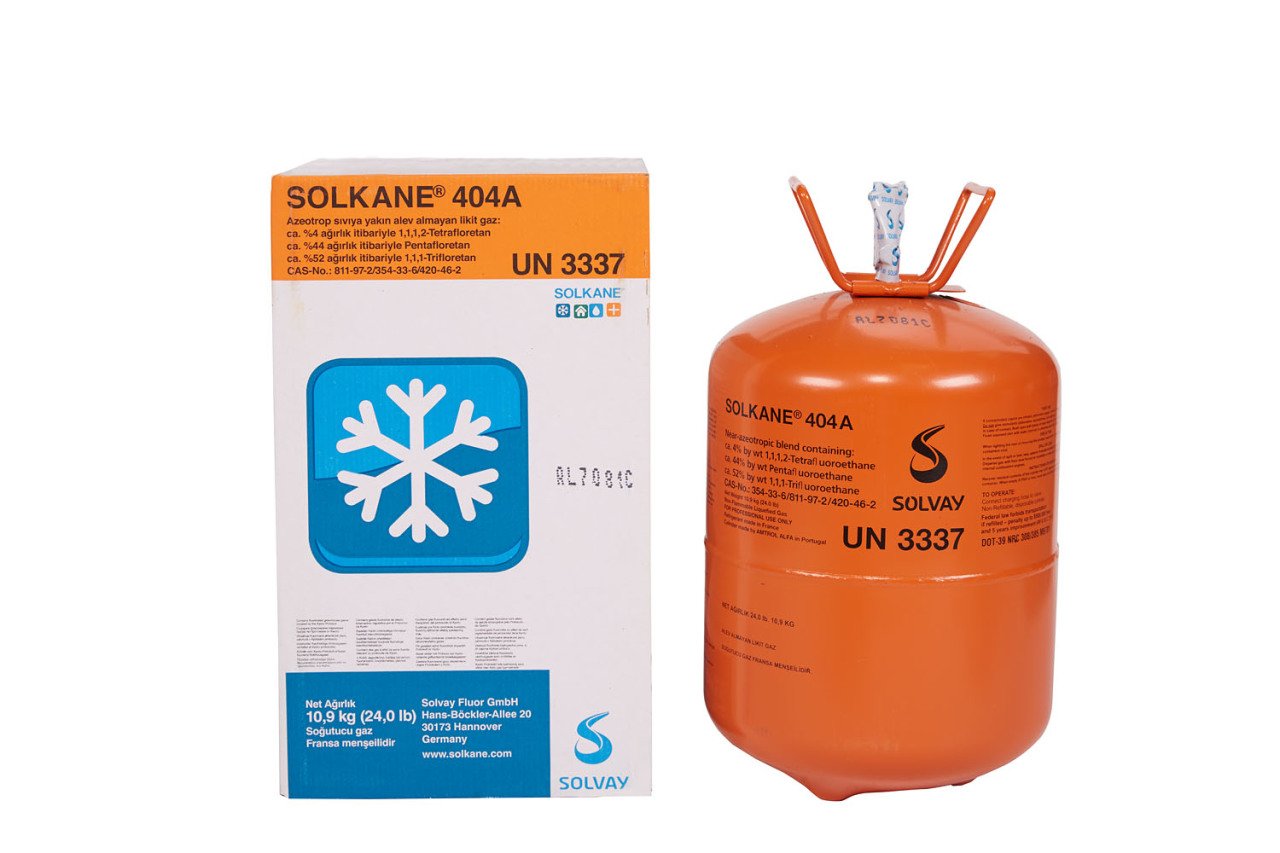 SOLVAY GAZ F-404A 10,9 Kg.