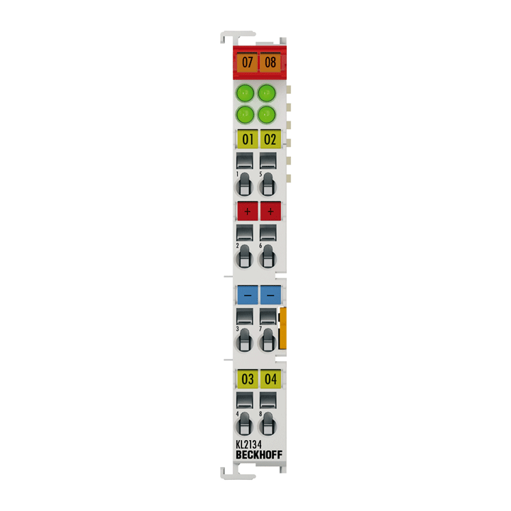 Beckhoff KL2134 4 Kanallı Dijital Çıkış Terminali 24 V DC