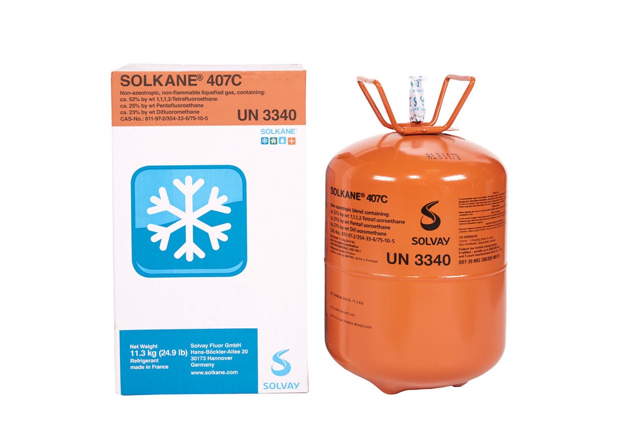 SOLVAY GAZ F-407C 11,3 Kg.