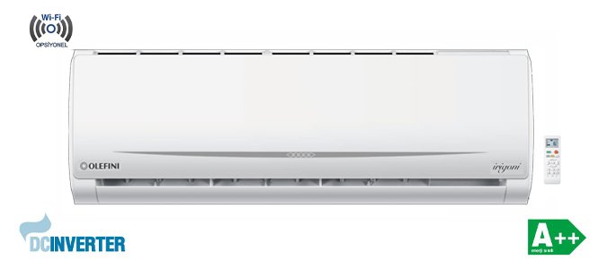 OLEFINI DC INVERTER IRIGONI DUVAR TİPİ SPLİT KLİMALAR (R32)
