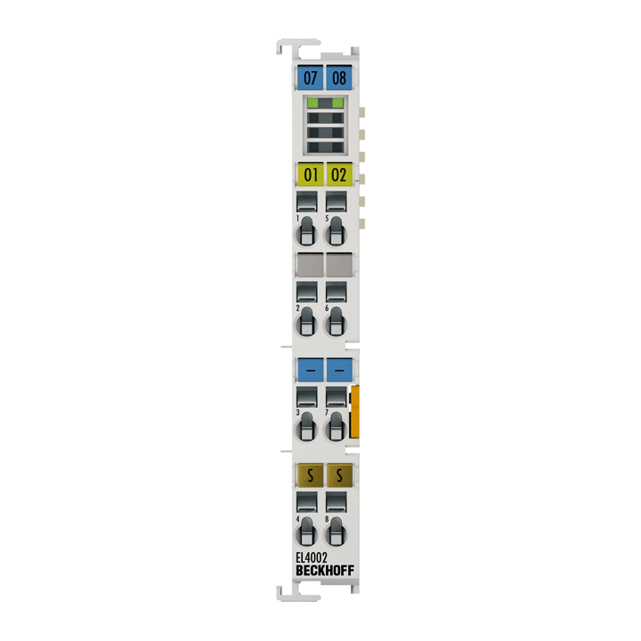 Beckhoff EL4002 2-kanallı Analog Çıkış Terminali 0… 10 V, 12 bit