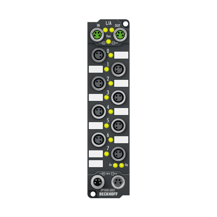 Beckhoff EP1008-0001 8 Kanallı Dijital Giriş 24 V DC, 3.0 ms