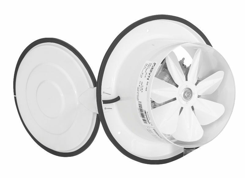 Bahçıvan BK Aksiyel Kapaklı Aspiratör BK 160 (450 m³/h)