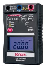 SANWA PDR-4000 2 VE 3 KAZIKLI TOPRAK MEGERİ + ORJİNAL JAPON MARKASI + ÜCRETSİZ TÜRKAK SERTİFİKALI KALİBRASYON + ÜCRETSİZ SANWA KD2 TEMASSIZ KONTROL KALEMİ