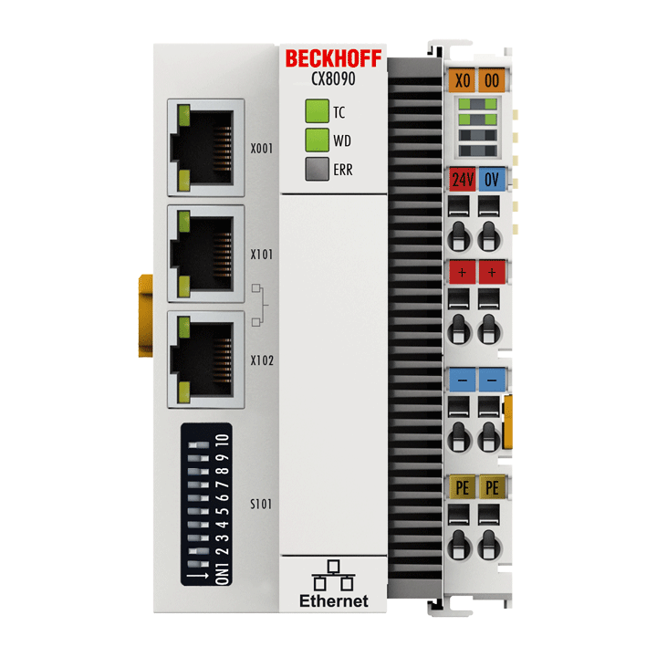 Beckhoff CX8090 Gömülü PC, Ethernet'li
