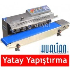 Hualian 810 I YATAY Bantlı Otomatik Folyo ve Naylon Yapıştırma Makinası