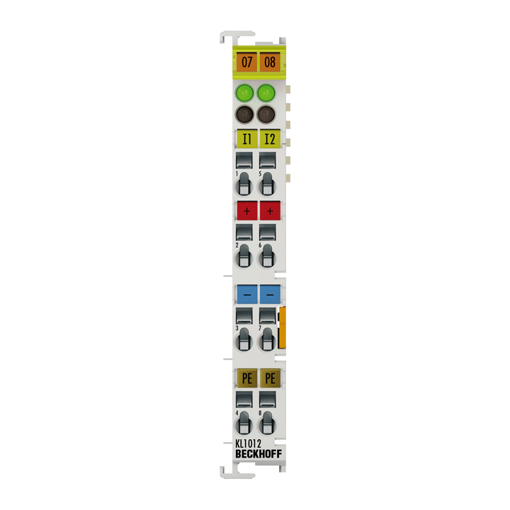 Beckhoff KL1012 2 Kanallı Dijital Giriş Terminali 24 V DC