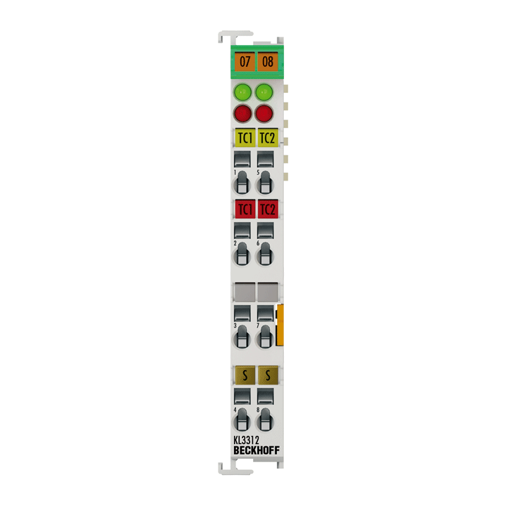 Beckhoff KL3312 2 Kanallı Termokupl Giriş Terminali