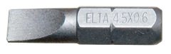 Elta düz bits uç 0.6x4.5 (25mm)