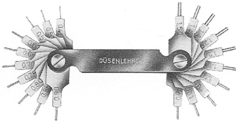 BİLMAKSAN 5163302 ERKEK DELİK MASTARI Boyut 1,50-3,00 mm
