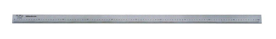 BİLMAKSAN 10101000 KONTROL ÇELİK CETVEL (Uzunluk 1000 mm/Genişlik x kalınlık 40x8 mm)