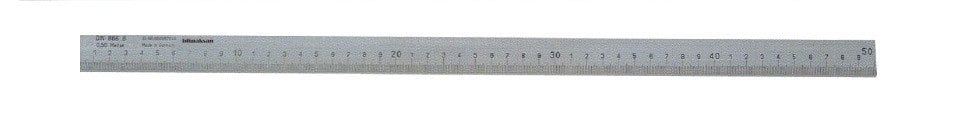 BİLMAKSAN 10200500 ATÖLYE TİPİ ÇELİK CETVEL (Uzunluk 500 mm/Genişlik x kalınlık 25x25 mm)