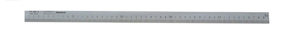 BİLMAKSAN 10203000 ATÖLYE TİPİ ÇELİK CETVEL (Uzunluk 3000 mm/Genişlik x kalınlık 40x8 mm)