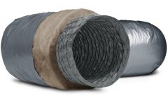 AFS ISOAFS-PVC.M (ISI İZOLELİ) Ø133mm Takviyeli PVC Flexible Hava Kanalı (10mt fiyatıdır.)