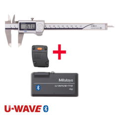 Mitutoyo 500-916-20 Dijital ABS Kumpas Soğutma Sıvısı Geçirmez IP67 150 mm U-WAVE-TCB dahil Bağlantı Ünitesi