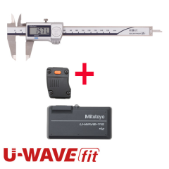 Mitutoyo PROMO006 Dijital ABS Kumpas Soğutma Sıvısı Geçirmez IP67 150 mm U-WAVE-TC dahil Bağlantı Ünitesi