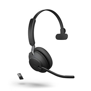 Jabra Evolve2 65 Link380a MS Mono Black