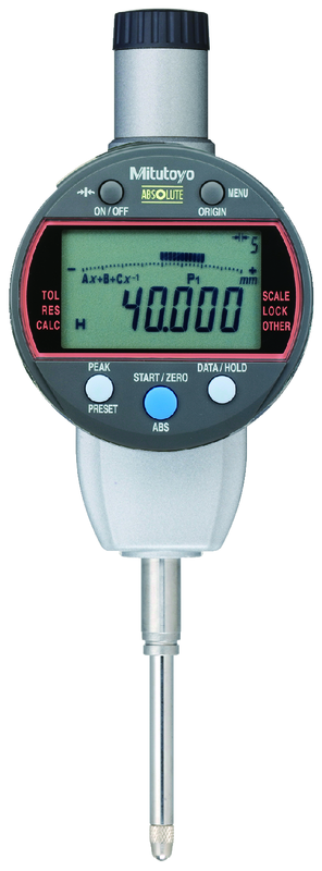 Mitutoyo 543-590B Dijital Gösterge Hesaplama ID-C 25,4mm, 0,001mm, Düz Sırt