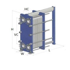 ALFA LAVAL M3-FG 4 Tonluk Kullanım Suyu Plakalı Eşanjör - Isıtma 200.000 kcal/h