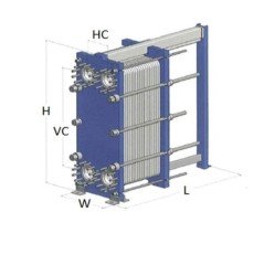 ALFA LAVAL M3-FG 5 Tonluk Kullanım Suyu Plakalı Eşanjör - Isıtma 250.000 kcal/h