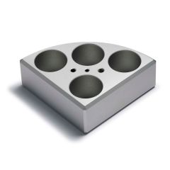 Velp A00000325 MultiAluBlock™, 4 pos. Ø28 x h 30 mm