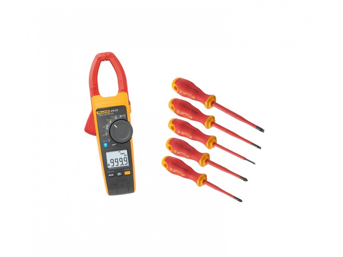 Fluke IB376M - Fluke 376 FC True RMS Wireless AC/DC Pensampermetre + ISLS3 + ISLS5 + ISLS8 + IPHS1 + IPHS2