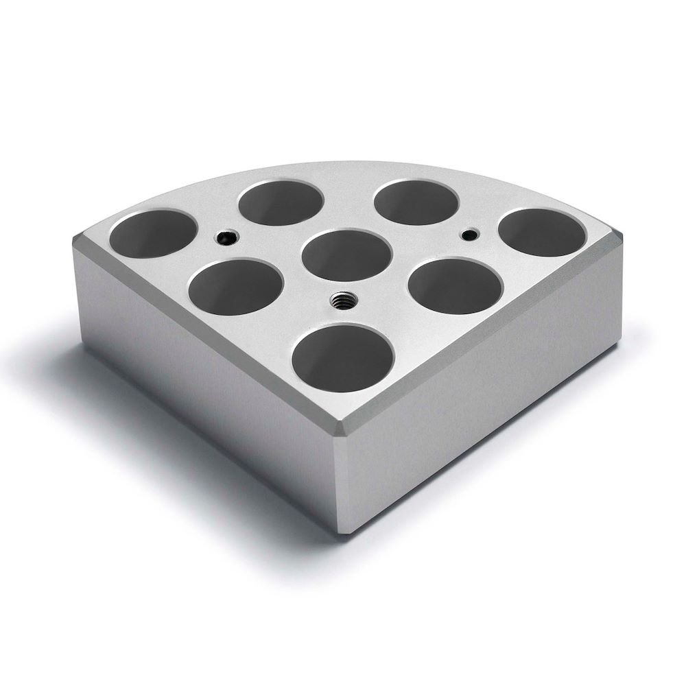Velp A00000328 MultiAluBlock™, 8 pos. Ø17 x h 26 mm