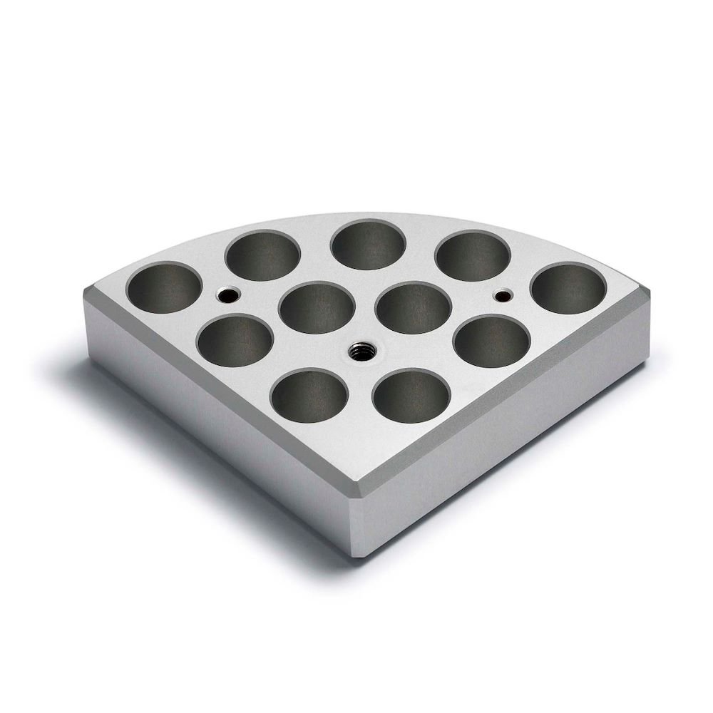 Velp A00000329 MultiAluBlock™, 11 pos. Ø15 x h 20 mm