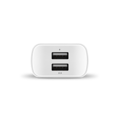 2SCM06B ttec Quantum Duo Apple MFi Lisanslı 1A+2.4A Seyahat Şarj Aleti + Lightning Kablo Beyaz