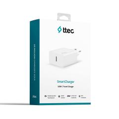 2SCS22B ttec SmartCharger PD Seyahat Hızlı Şarj Aleti 20W Beyaz