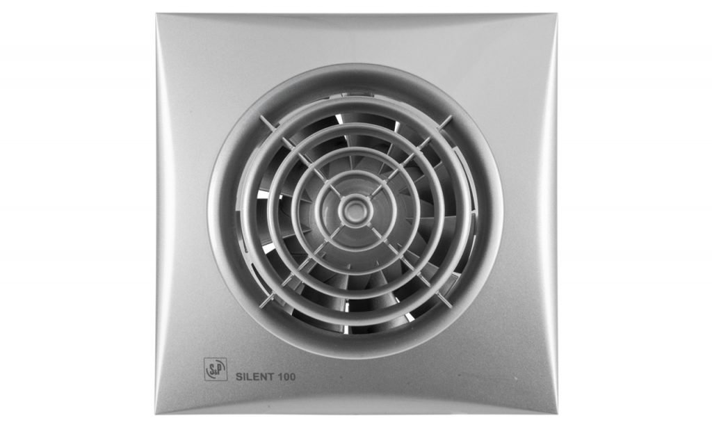 SILENT-100 CRZ SILVER (krom renk, geri tepme ventili, timer) FAN-95 M3/H