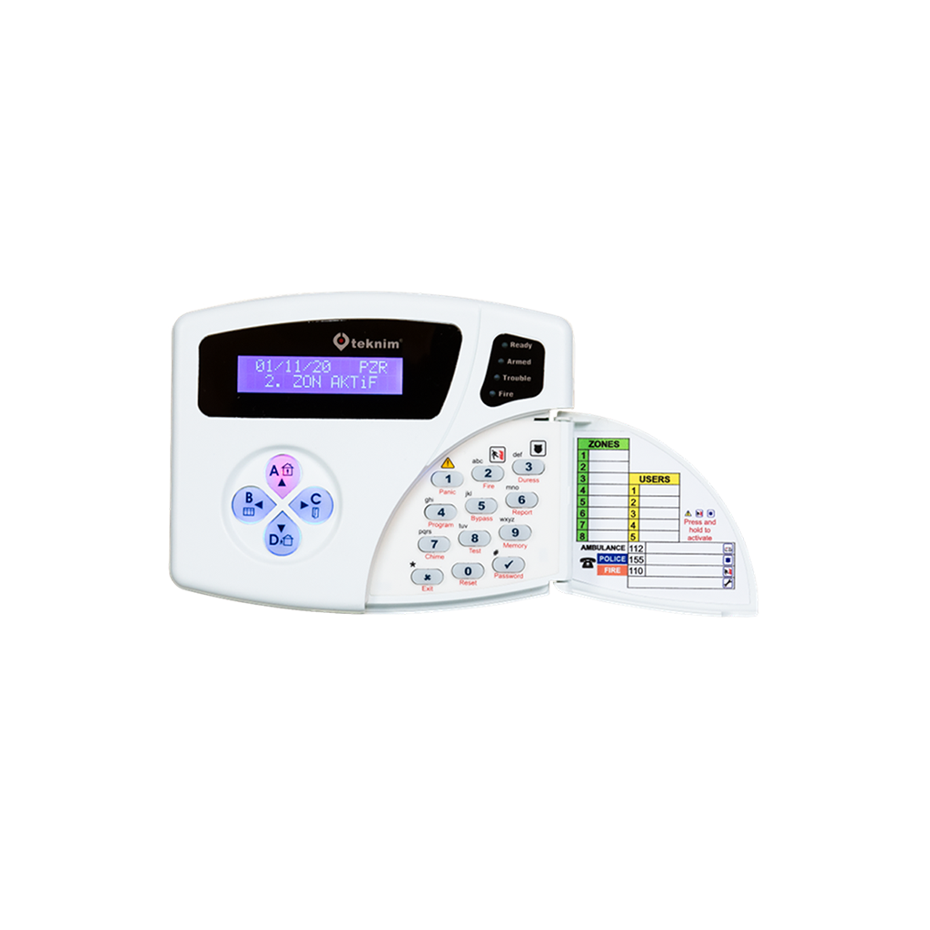 VPC-301 LCD Keypad, VAP Serisi