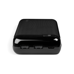 2BB184S ttec PowerSlim LCD 20.000 mAh Taşınabilir Şarj Aleti / Powerbank USB-C Giriş/Çıkış Siyah