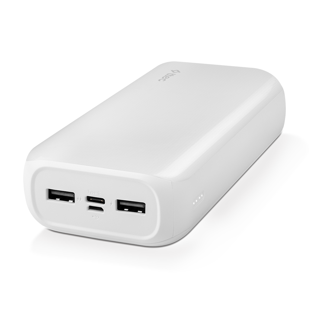 2BB190B ttec ReCharger Ultra 30.000 mAh Taşınabilir Şarj Aleti / Powerbank Beyaz